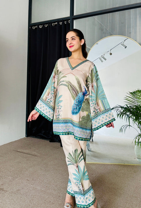 Island Flora Kurta Set